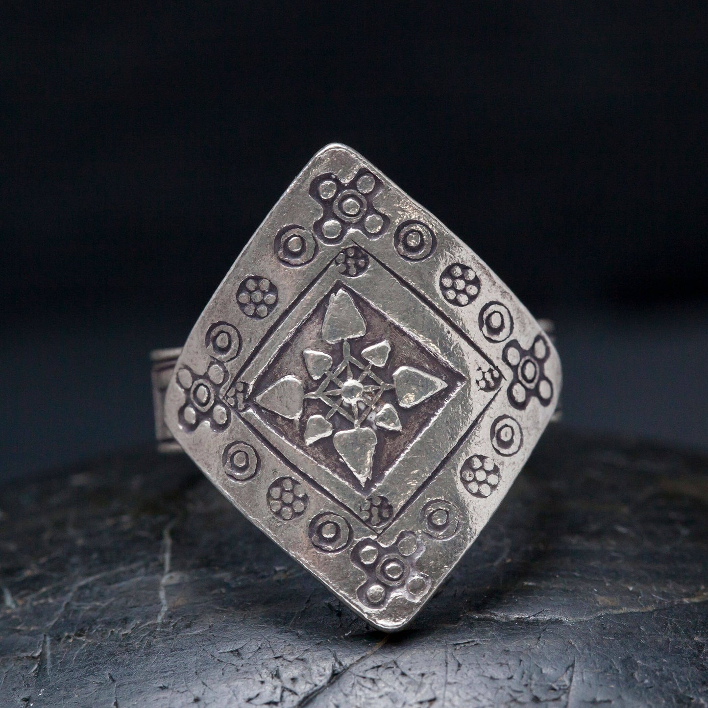 ✨ Tribal Warrior Silver Ring