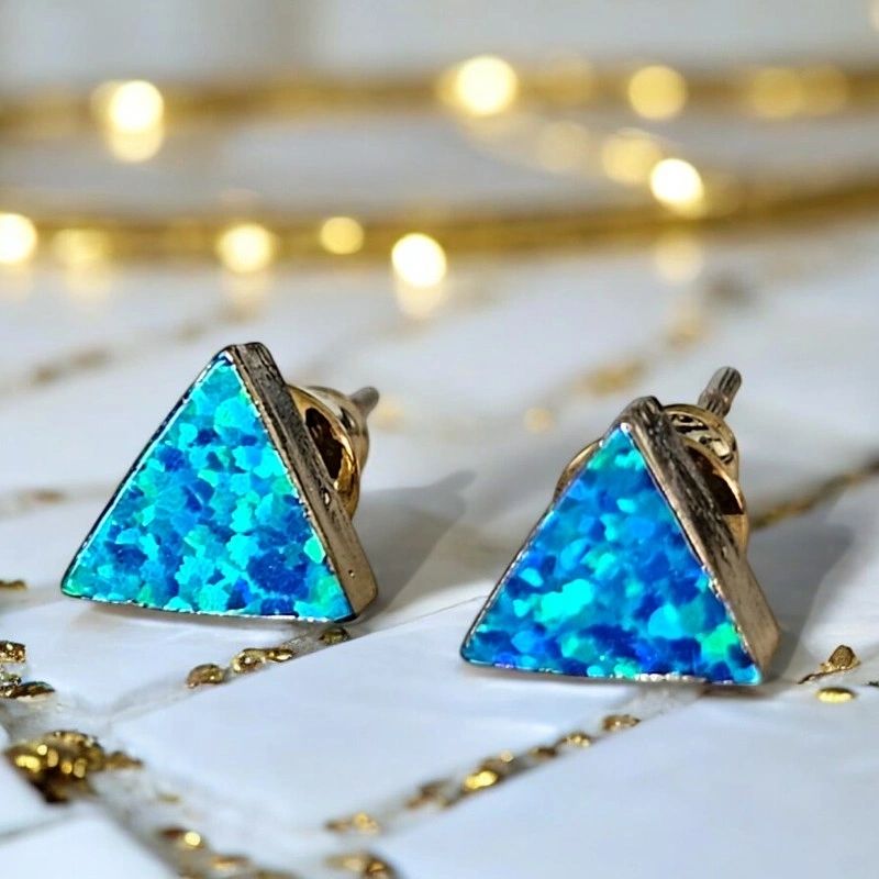 Mystic Blue Pyramids