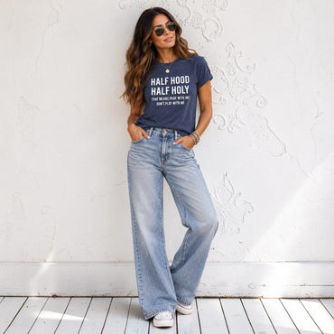 Half Hood Half Holy Tee