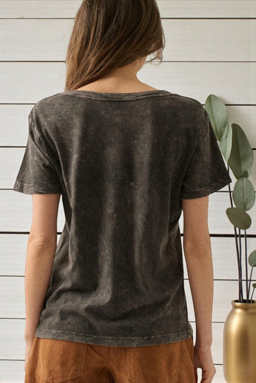Roam Free Eagle Tee — Vintage Mineral Wash