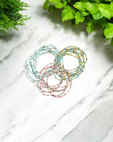 3 Pack Miyuki Glass Seed Bead Bracelets