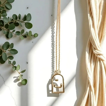 The ن ("Nun") Necklace – 18k Gold-Dipped Statement of Faith