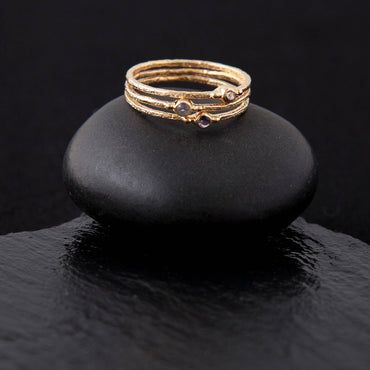 Gold Plated Stacker Set