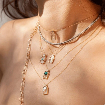 The ن ("Nun") Necklace – 18k Gold-Dipped Statement of Faith