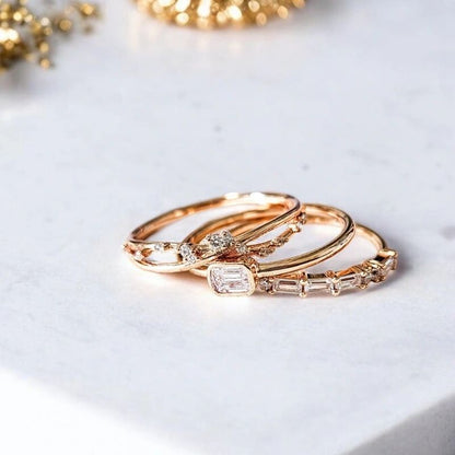 Dainty Stacked Rings