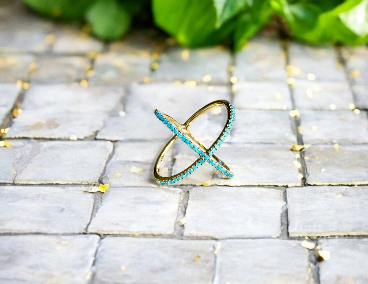 Don’t Cross Me Turquoise Ring