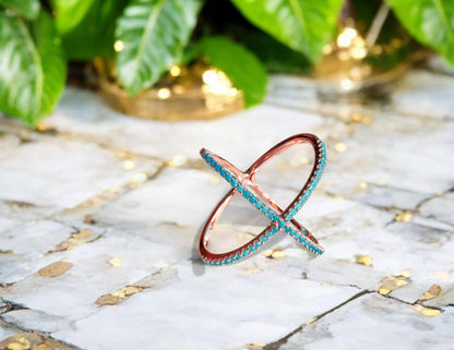 Don’t Cross Me Turquoise Ring