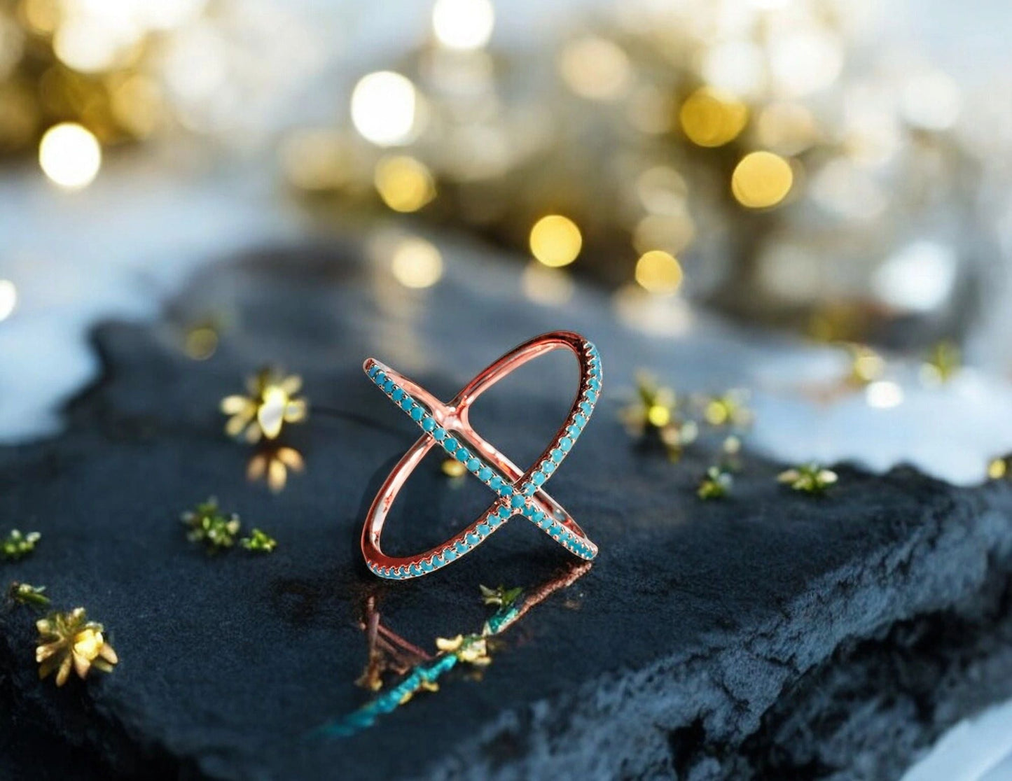 Don’t Cross Me Turquoise Ring