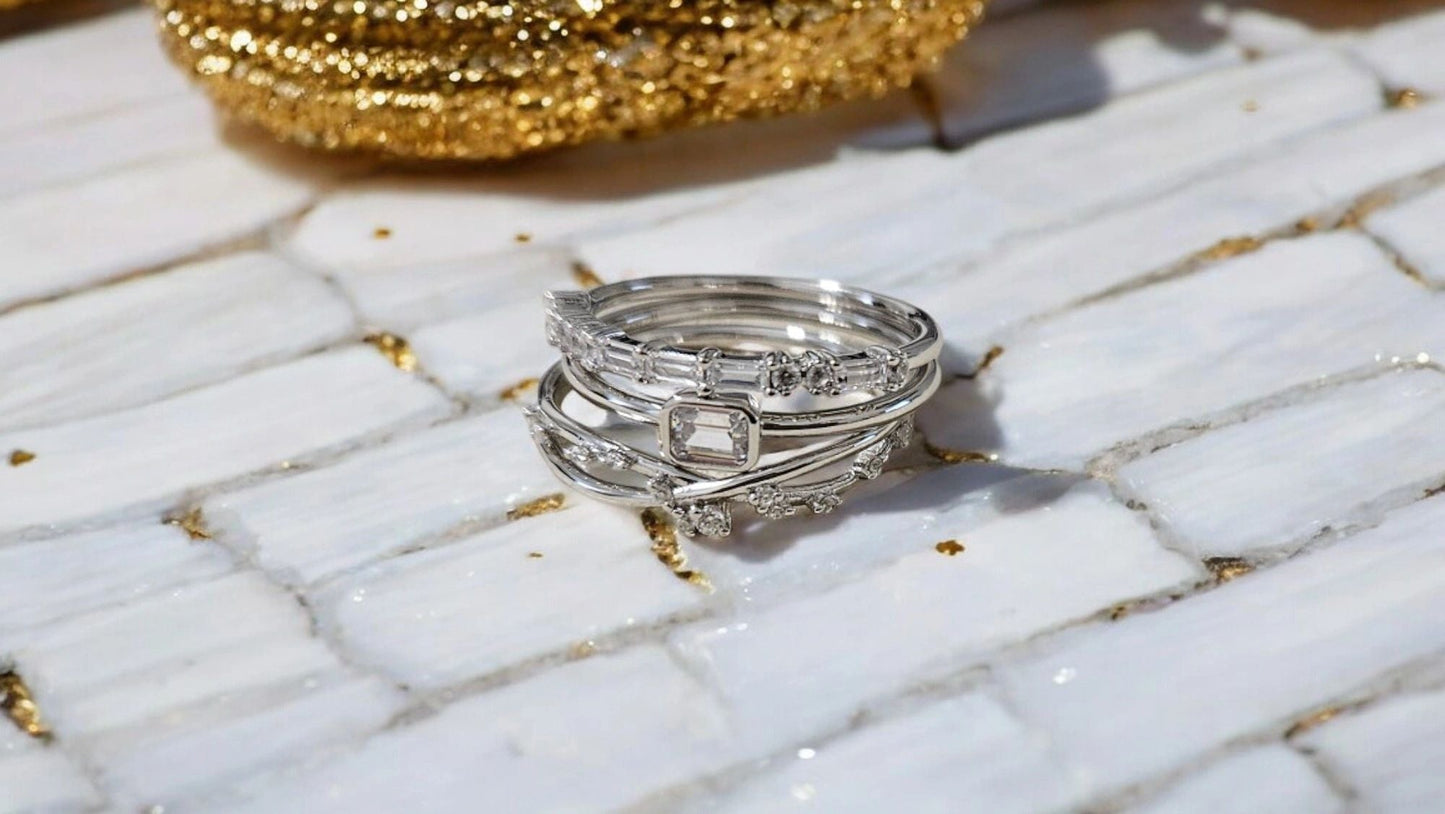 Dainty Stacked Rings