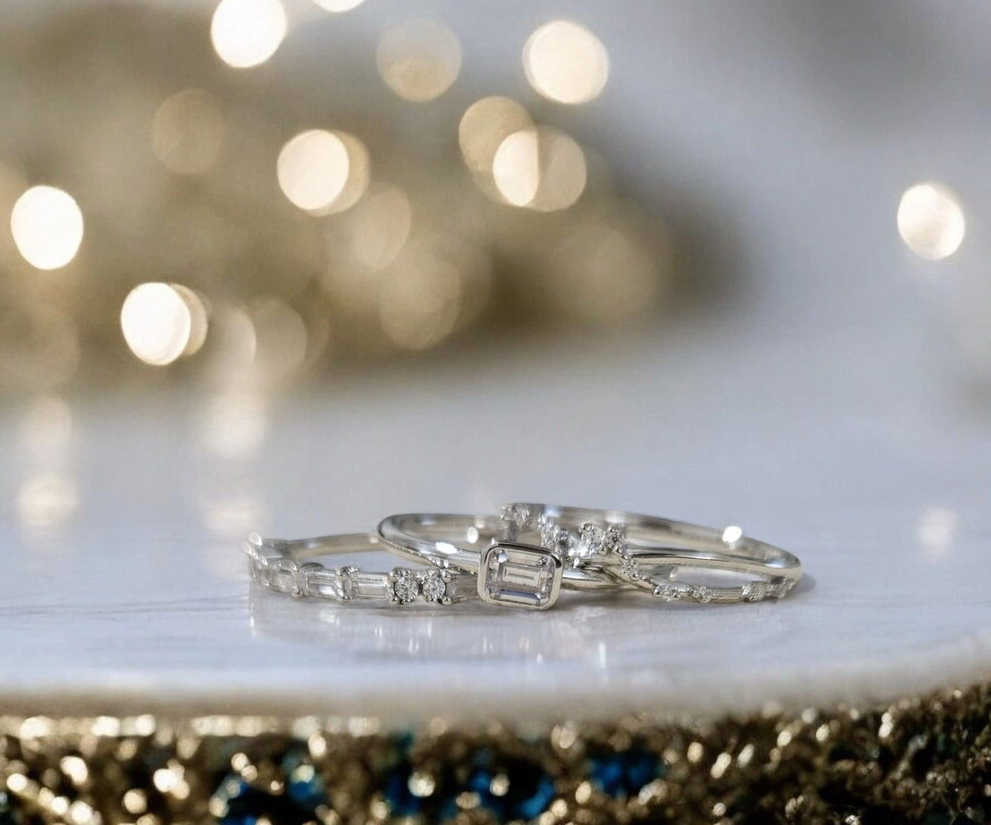 Dainty Stacked Rings