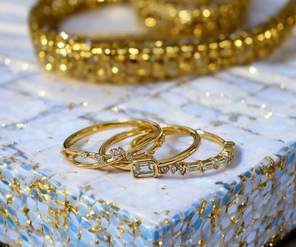 Dainty Stacked Rings