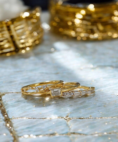 Dainty Stacked Rings