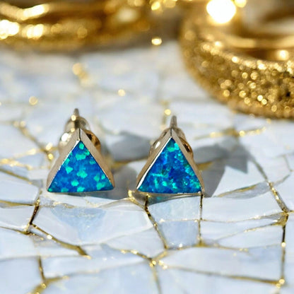 Mystic Blue Pyramids