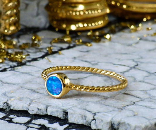 Luna Grace Opal Ring