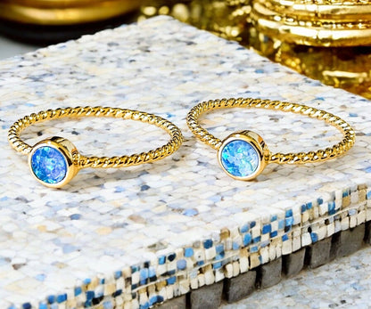 Luna Grace Opal Ring