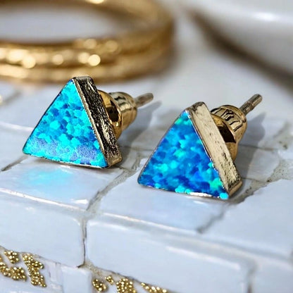 Mystic Blue Pyramids