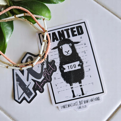 "WANTED" 3-Pack 99+1 Bracelet Set