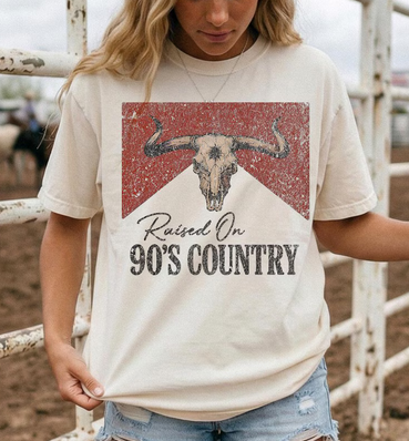 ✨Coming Soon✨ Raised on ’90s Country Tee