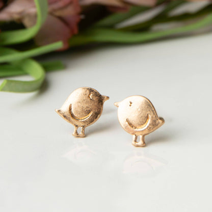 Birdie Stud Bud Stud Earrings