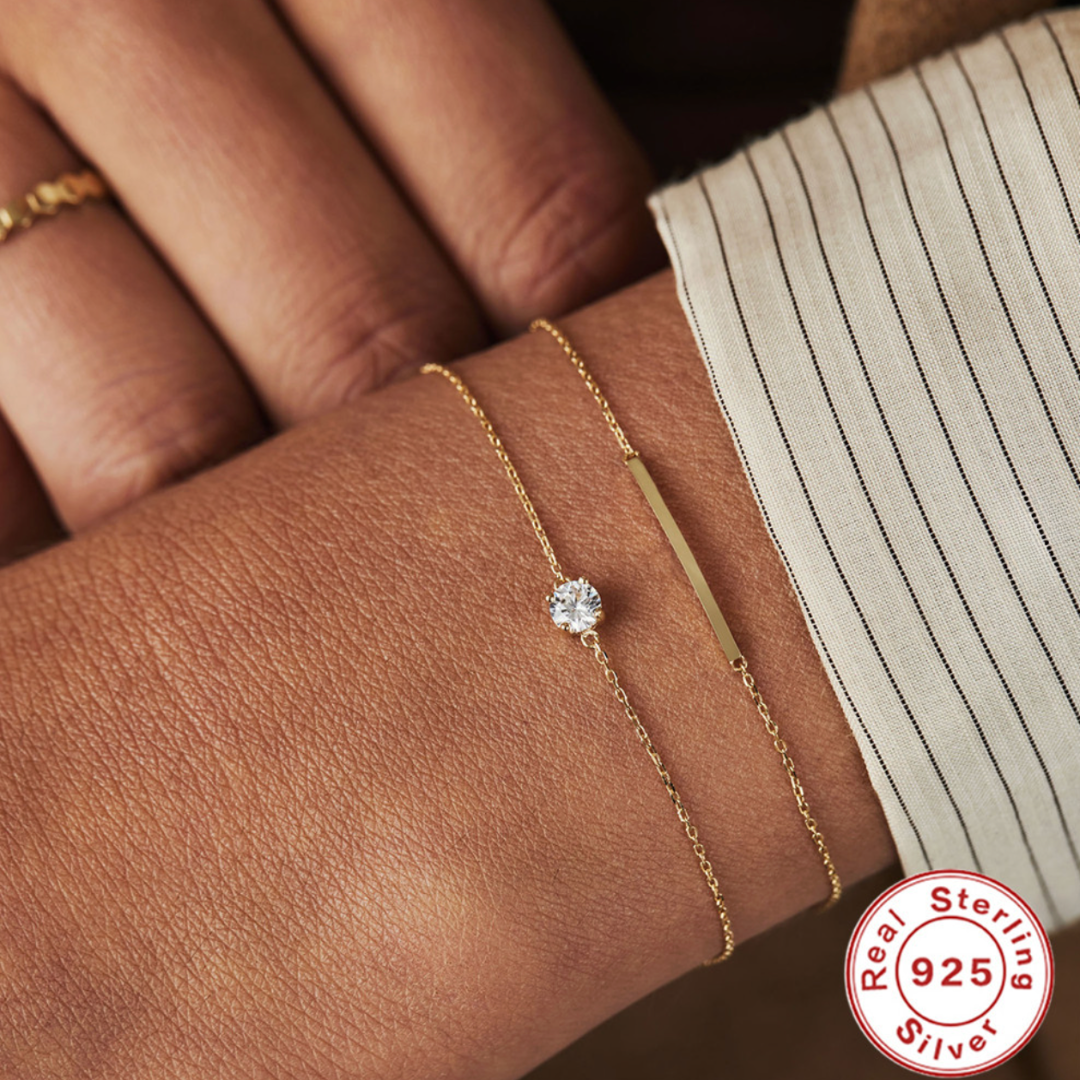 Starlight Solitaire Bracelet