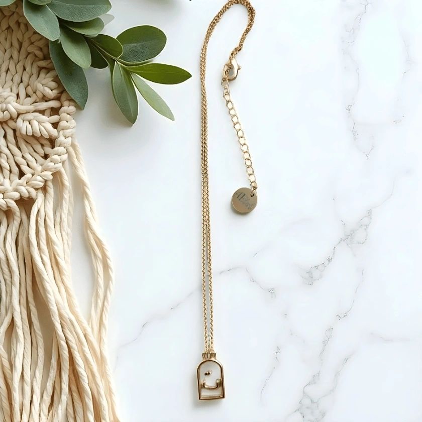 The ن ("Nun") Necklace – 18k Gold-Dipped Statement of Faith