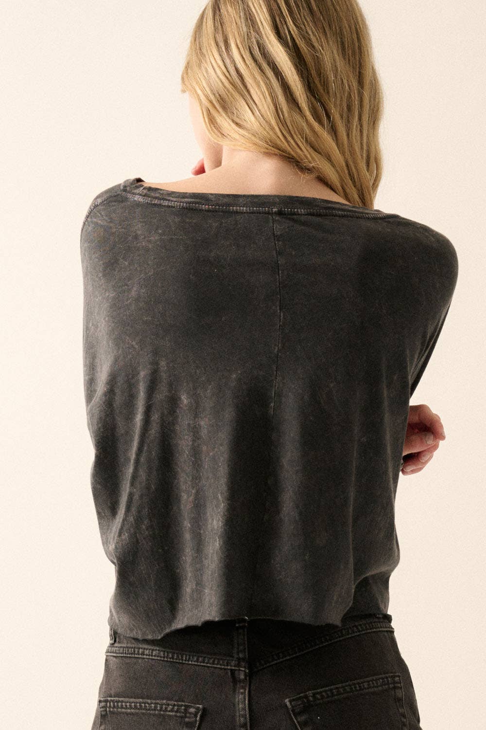 Be Kind Mineral-Wash Graphic Tee