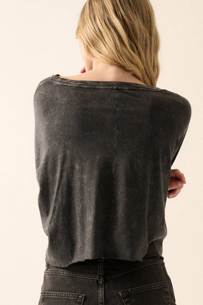 Be Kind Mineral-Wash Graphic Tee