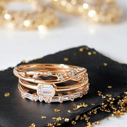 Dainty Stacked Rings