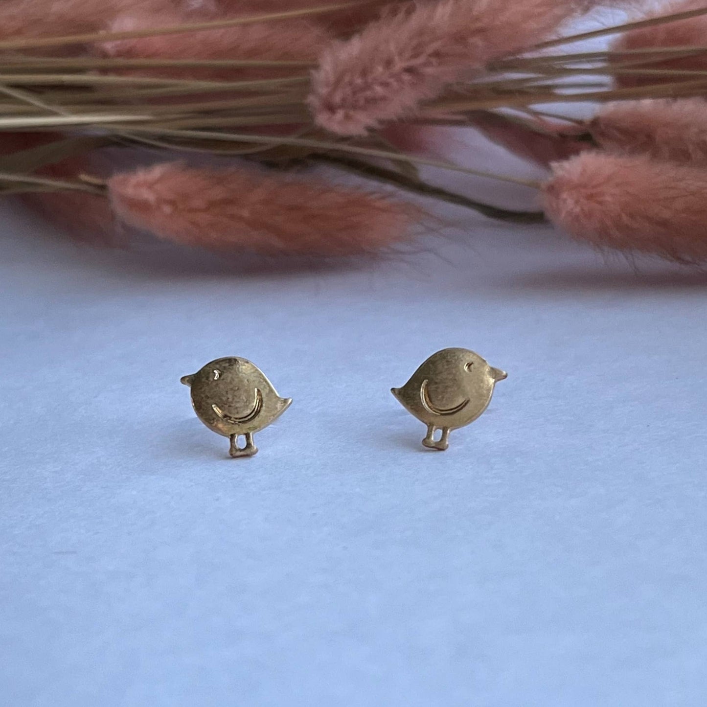 Birdie Stud Bud Stud Earrings