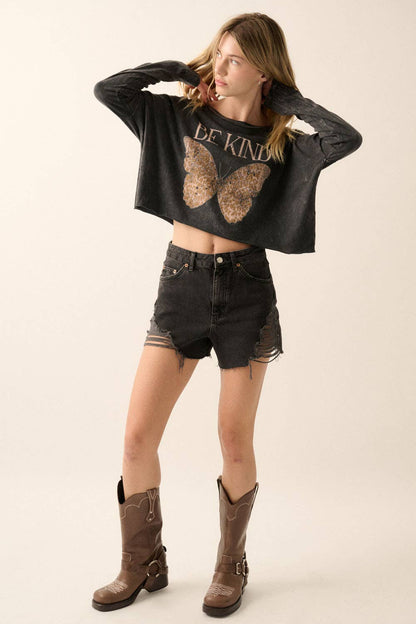 Be Kind Mineral-Wash Graphic Tee