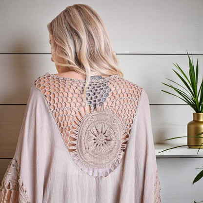 Crochet Lace Boho Kimono 🖤