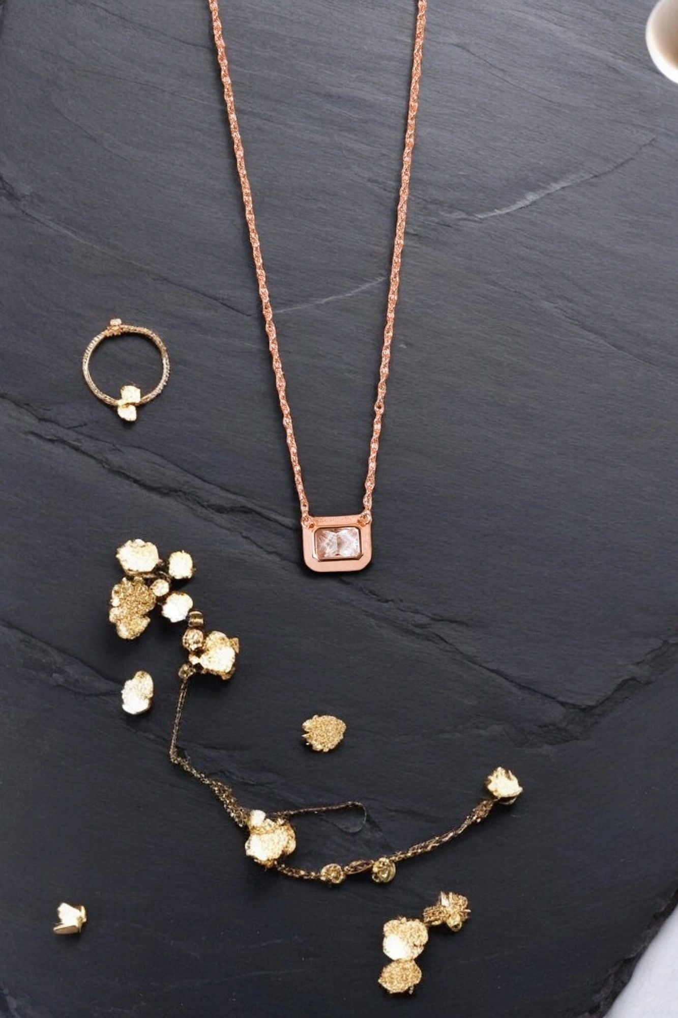 Radiant Solitaire Necklace