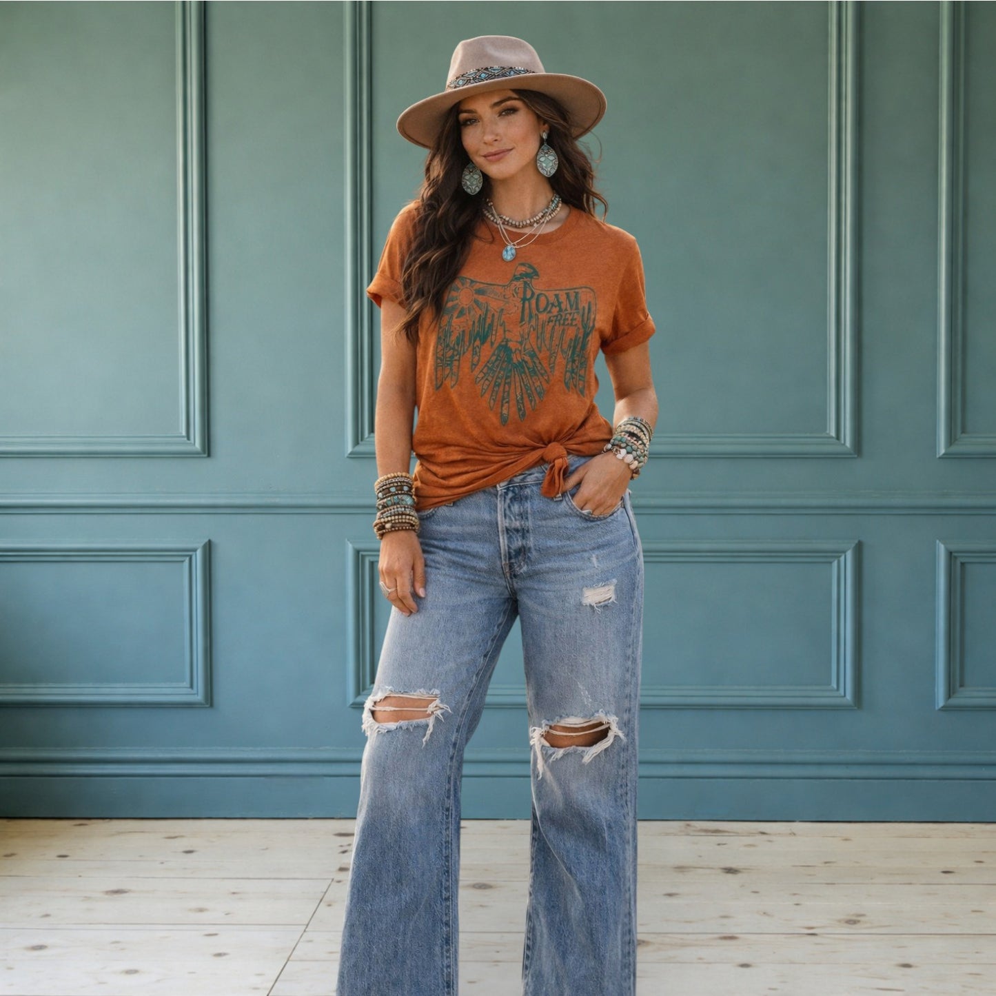 Phoenix Rebirth Tee — Roam Free and Rise