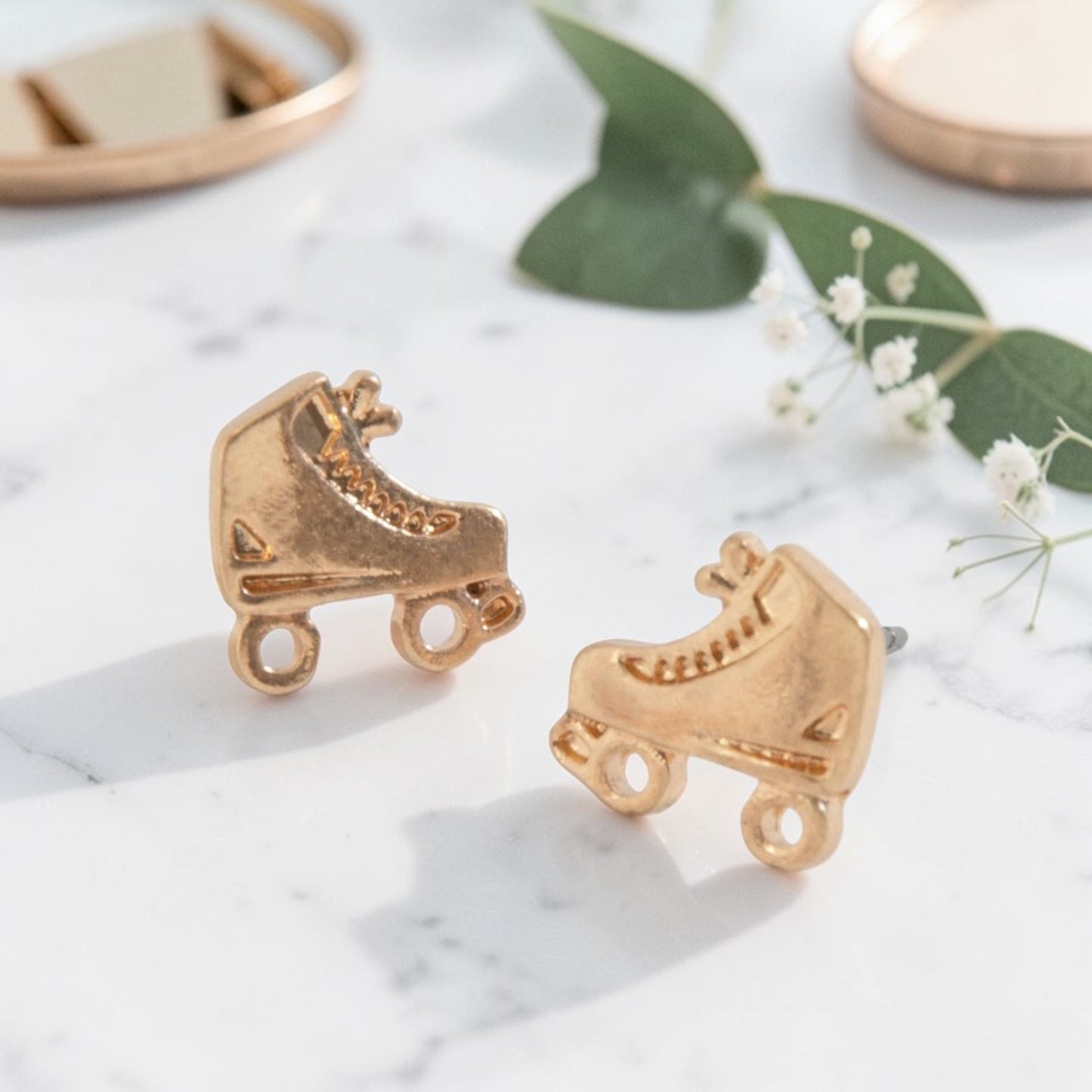 Roll With Joy Roller Skate Stud Earrings