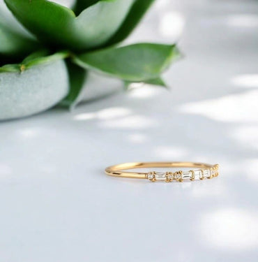 Secret Love Morse Code Ring, 18k Gold