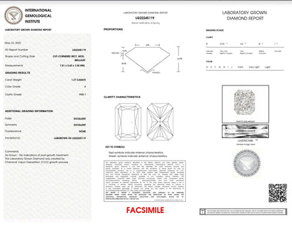1.37 CT 14K Rose Gold Elect Diamond Ring