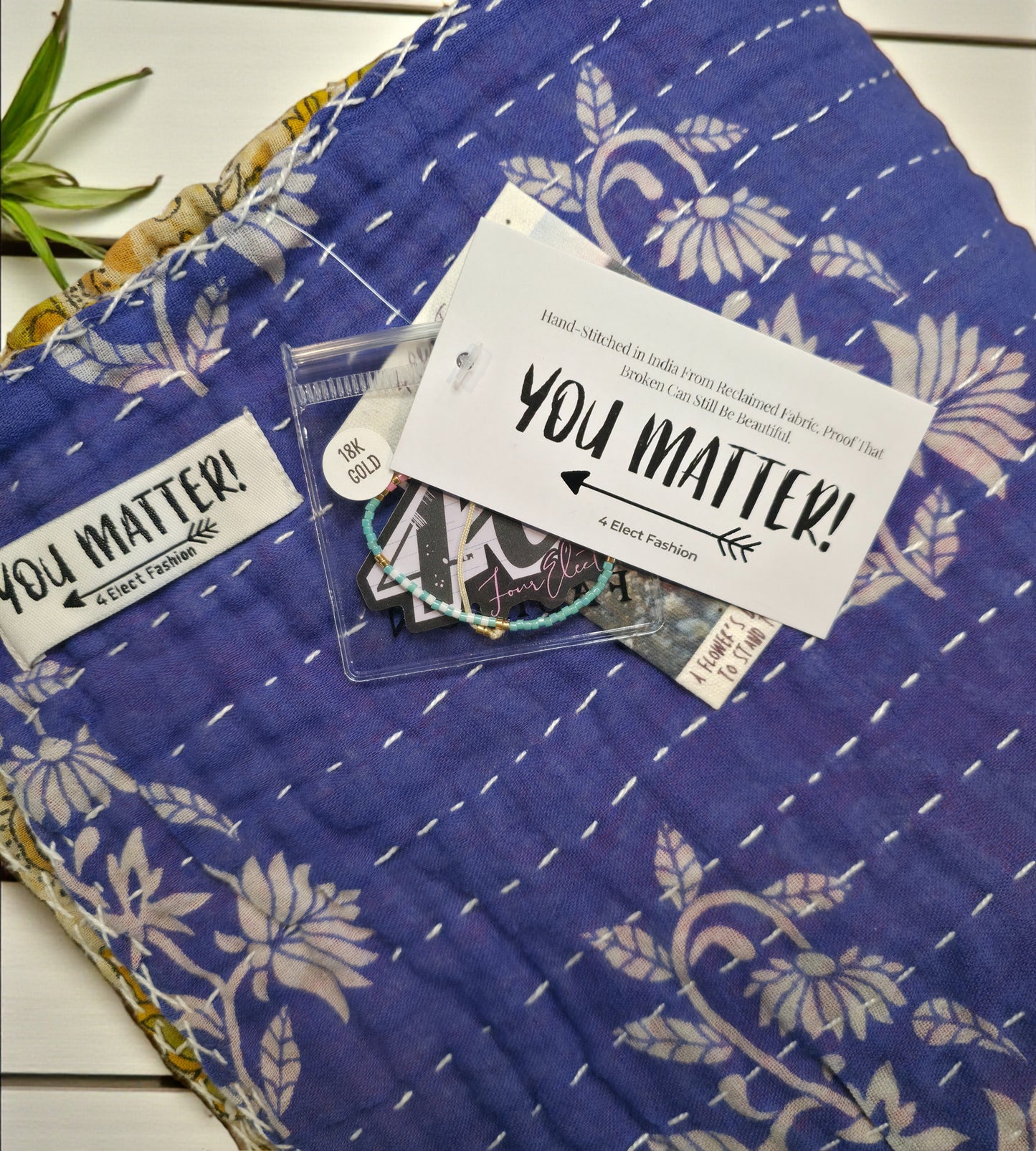 Vintage Kantha Quilt – One of a Kind Heirloom