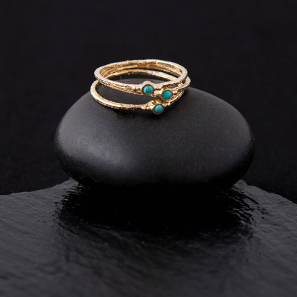 Gold Plated Stacker Set