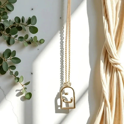 The ن ("Nun") Necklace – 18k Gold-Dipped Statement of Faith