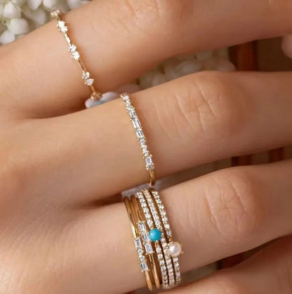 Secret Love Morse Code Ring, 18k Gold