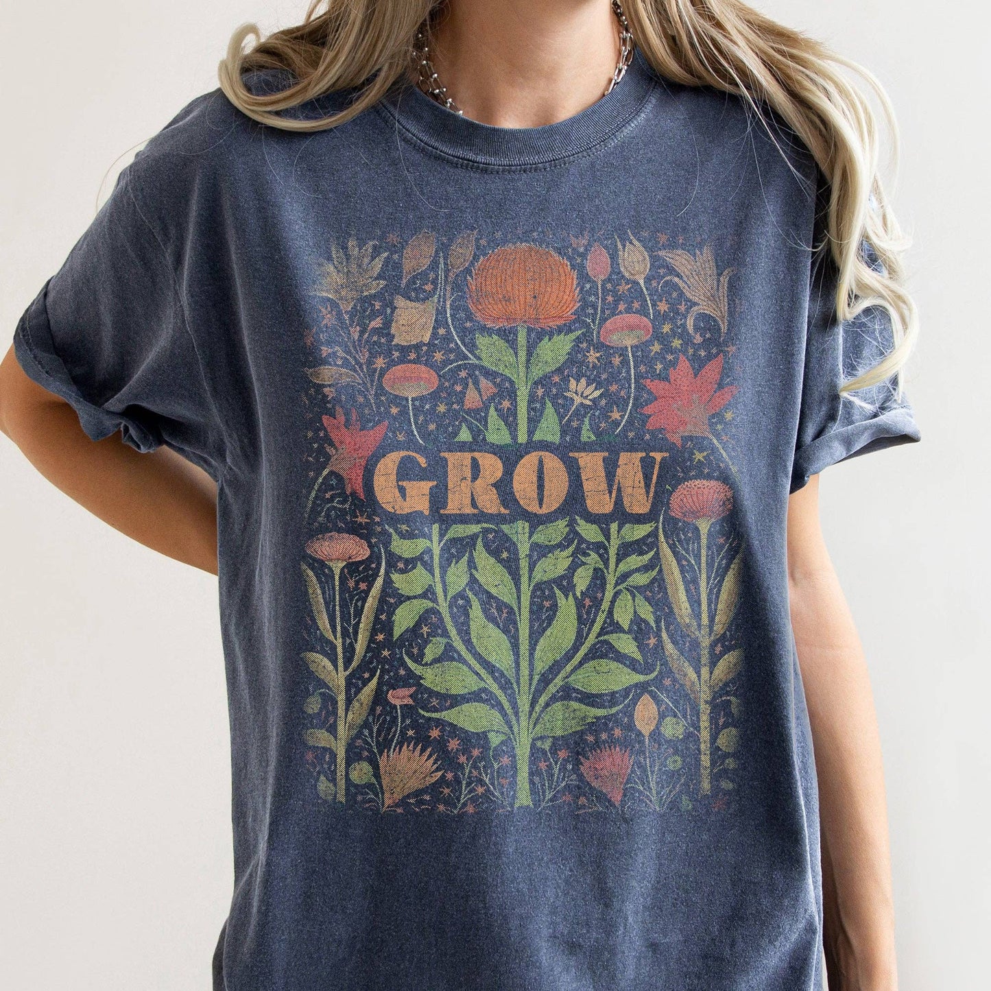 Folk Art Vintage Grow T-shirt
