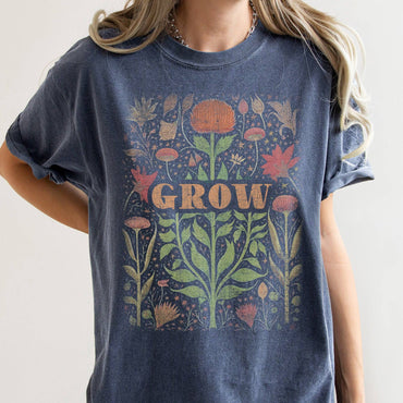 Folk Art Vintage Grow T-shirt