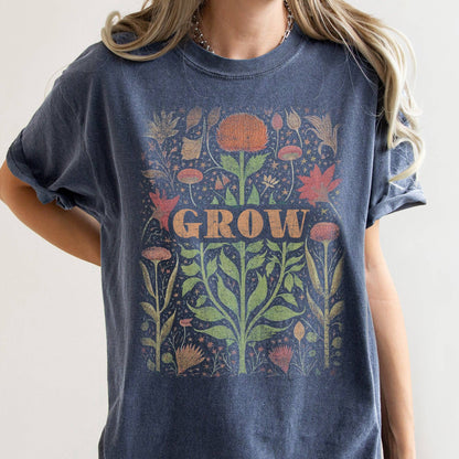 Folk Art Vintage Grow T-shirt