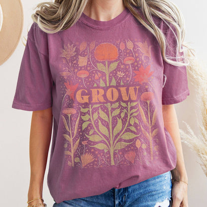 Folk Art Vintage Grow T-shirt