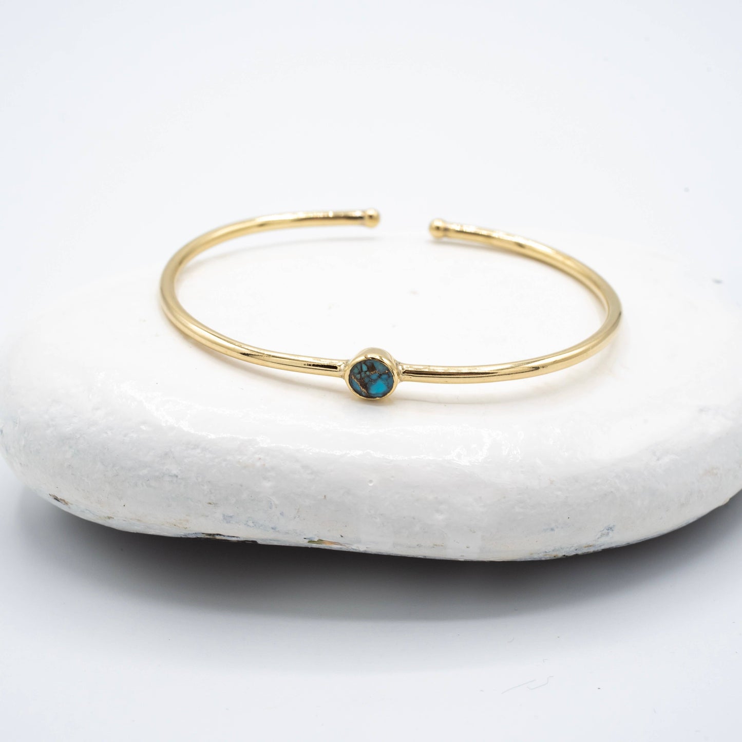 Brass Dainty Turquoise