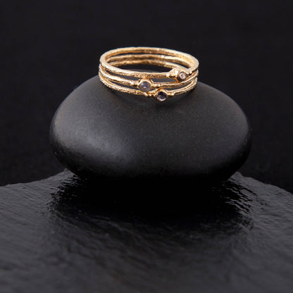 Gold Plated Stacker Set